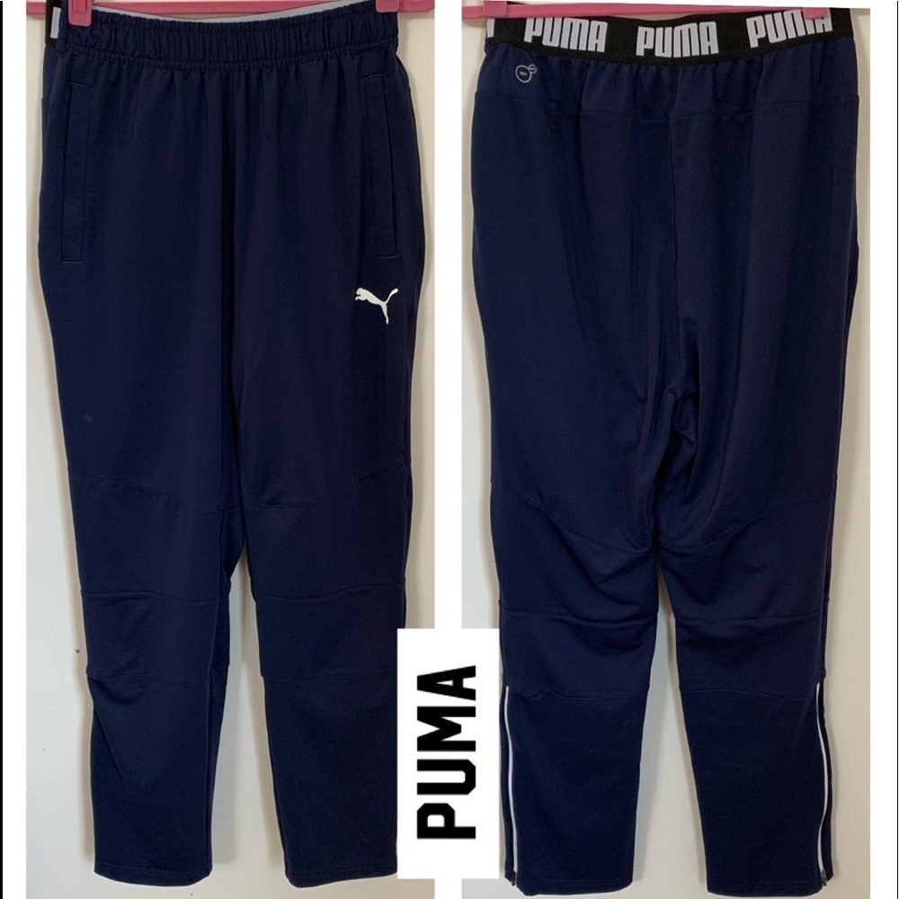 PUMA NAVY BLUE ATHLETIC PANTS WOMEN SIZE M